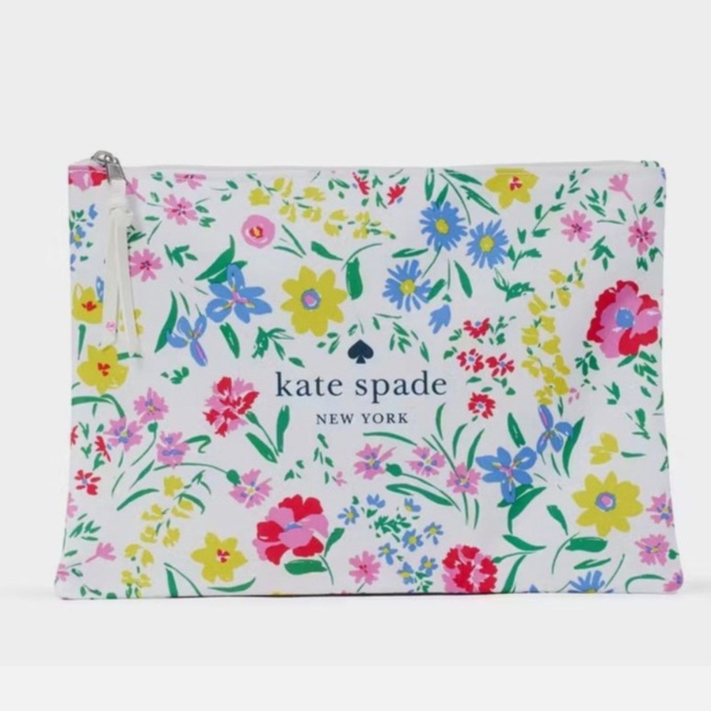 Kate Spade New England Floral Pouch NWT